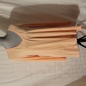 Soft Surroundings Apricot Ice Sublime Long Sleeve Tunic Top Size: L
